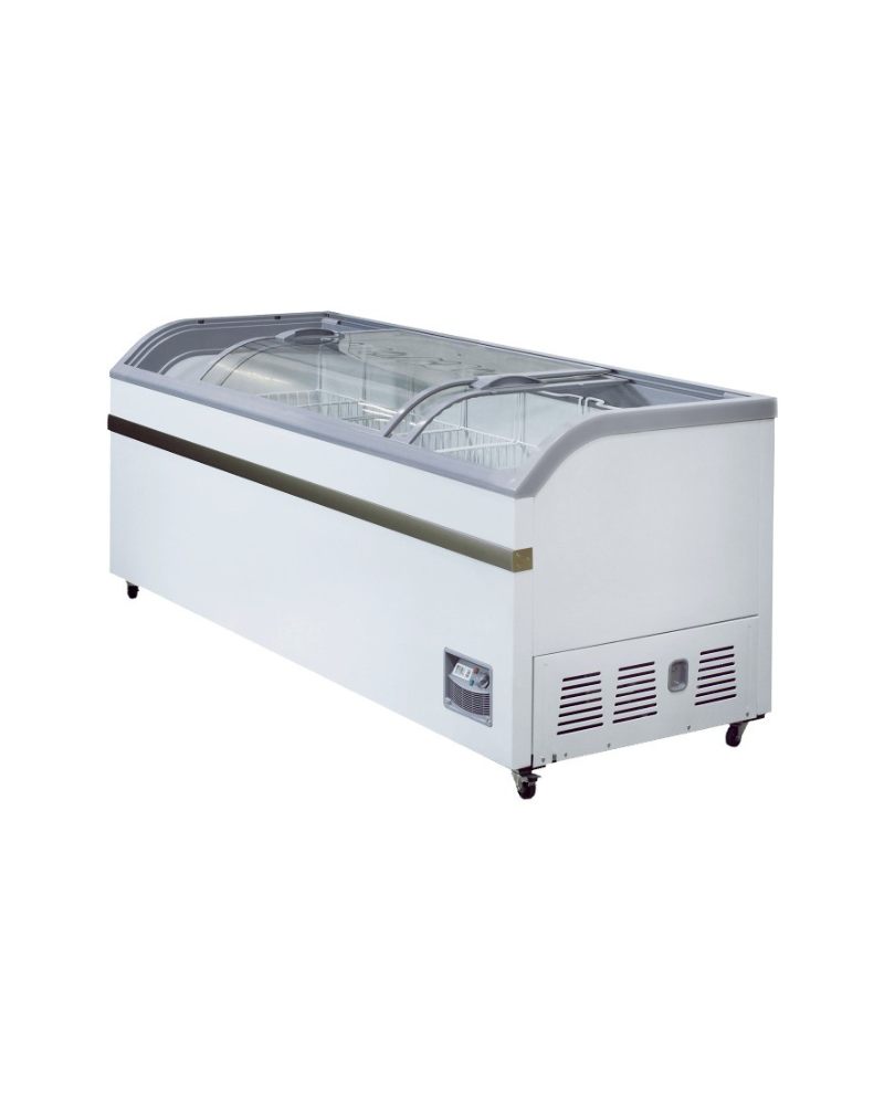 Refurbished Ancaster XS-700 Glass Top Ice Cream Freezer