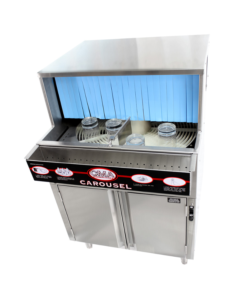 CMA Dishmachines GW-100 Low Temp Glass Washer 115V