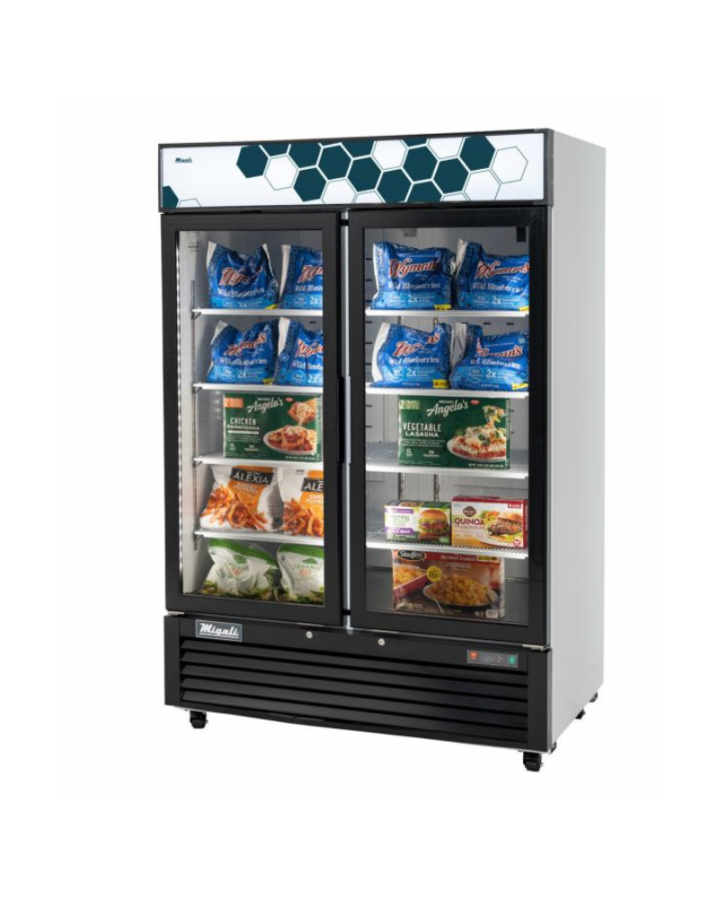 Migali C-49FM-HCE 49 cu/ft Glass Door Merchandiser Freezer