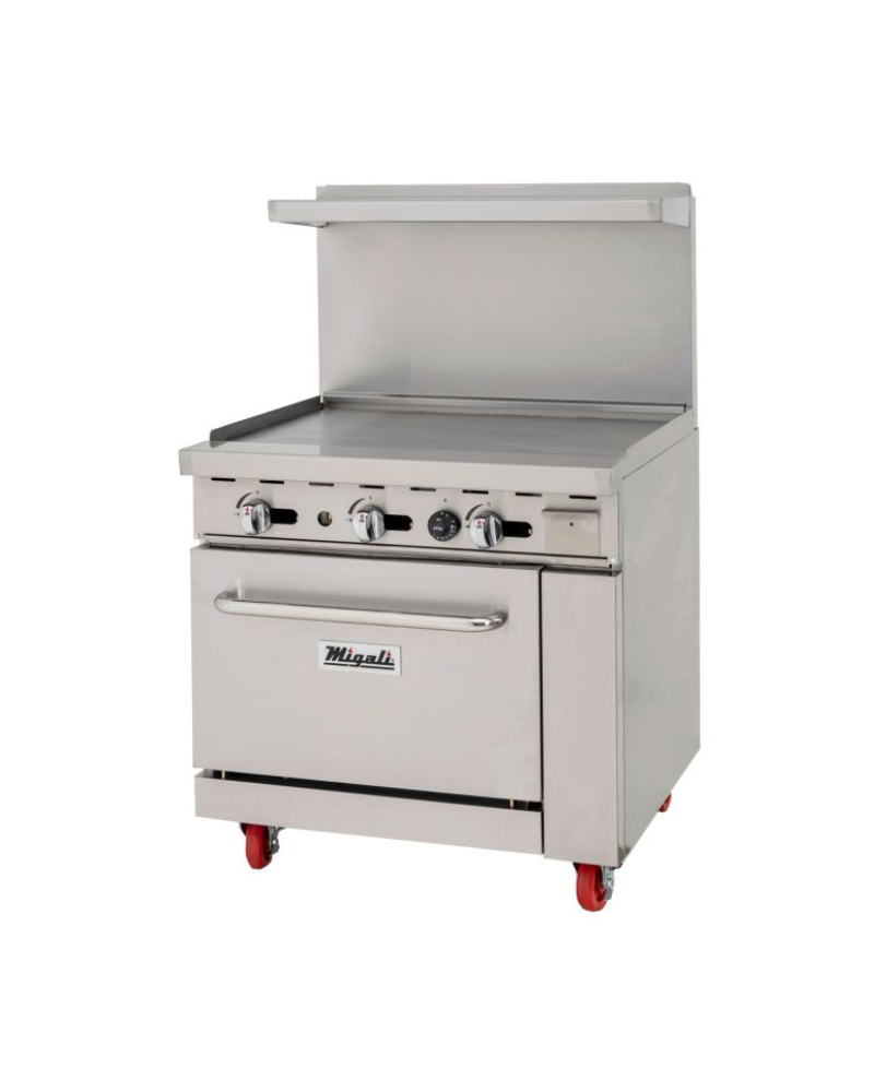 Migali C-RO-36G-NG 36” Griddle, (1) Oven, Natural Gas