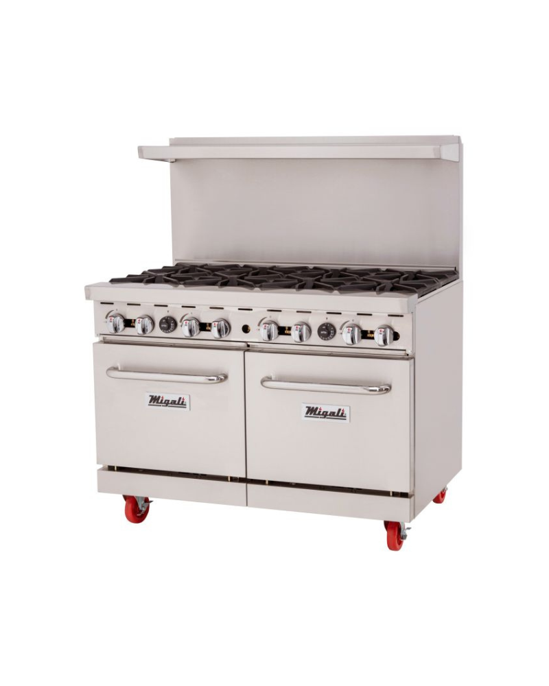 Migali C-RO8-LP 8 Burner Range, (2) Ovens, Liquid Propane