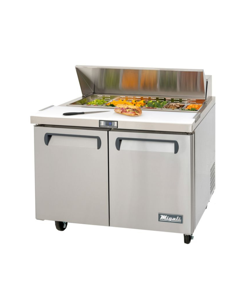 Migali C-SP48-12-HC 48″ – 12 Pans, Sandwich Prep Table