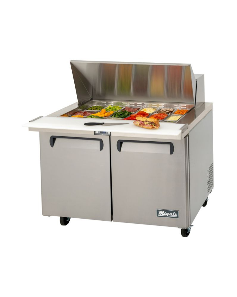 Migali C-SP48-18BT-HC 48″ – 18 Pans, Big Top Sandwich Prep Table