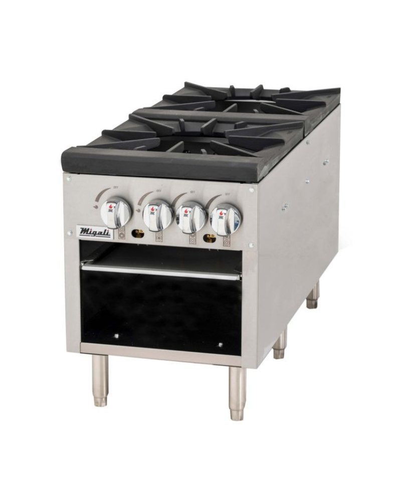 Migali C-SPS-2-18 2 Burner Stock Pot Stove