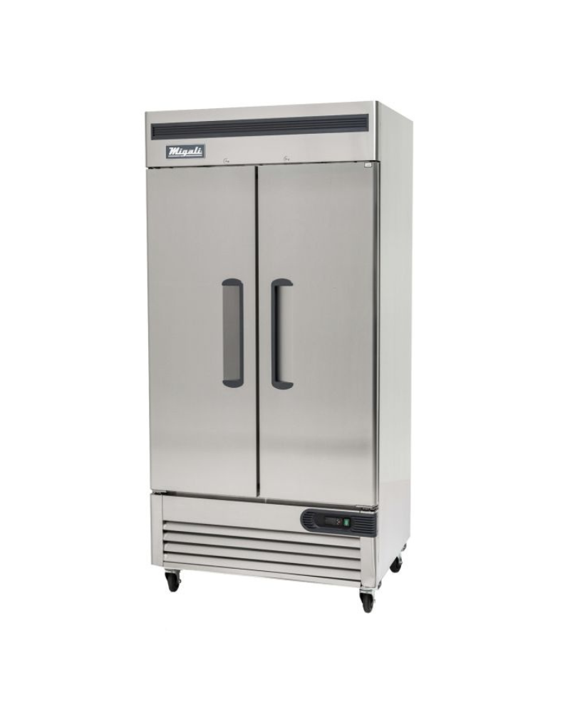 Migali C-2RB-35-HC 2 Door Reach-In Refrigerator