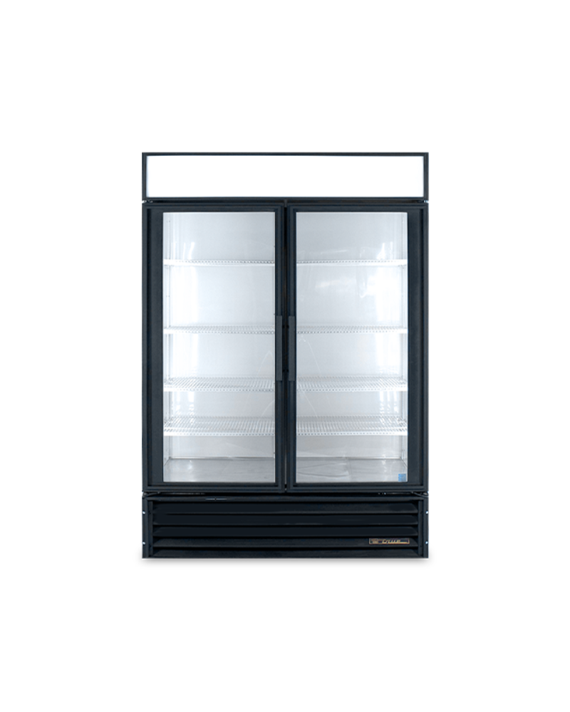 Refurbished True® Freezer: GDM-49F 2-Door Commercial Glass Door Freezer