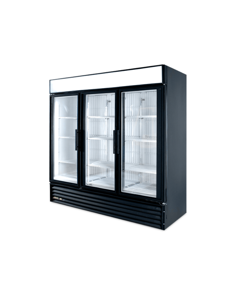 Refurbished True® Refrigerator GDM-72 3-Door Commercial Glass Door Cooler