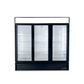 Refurbished True® Refrigerator GDM-72 3-Door Commercial Glass Door Cooler