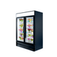 Refurbished True® Refrigerator GDM-49 2-Glass Door Floral Cooler