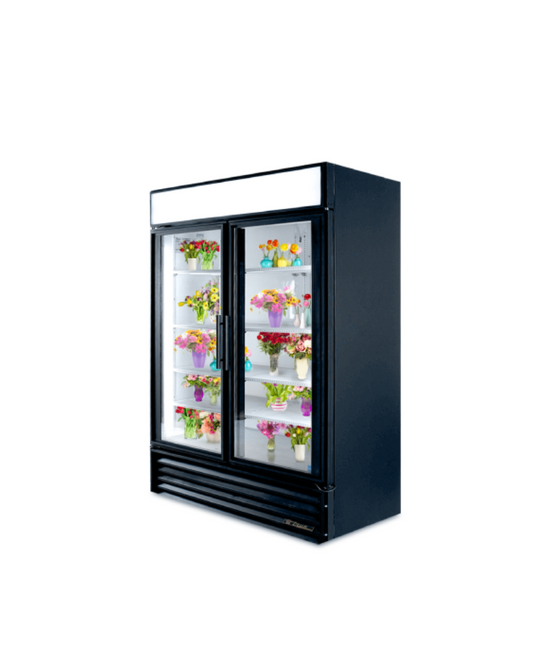 Refurbished True® Refrigerator GDM-49 2-Glass Door Floral Cooler