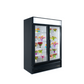 Refurbished True® Refrigerator GDM-49 2-Glass Door Floral Cooler