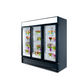 Refurbished True® GDM-72 Three Glass Door Floral Cooler