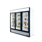 Refurbished True® GDM-72 Three Glass Door Floral Cooler