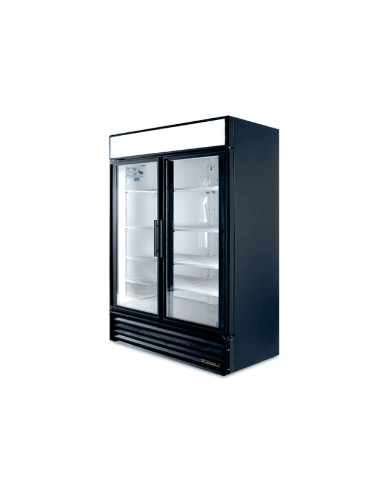 Refurbished True® Freezer: GDM-49F 2-Door Commercial Glass Door Freezer