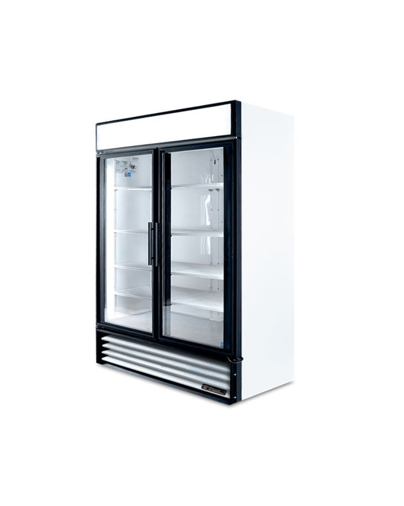 Refurbished True® Freezer: GDM-49F 2-Door Commercial Glass Door Freezer