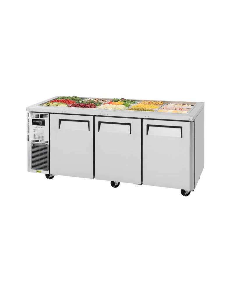 Turbo Air JBT-72-N J Series Refrigerated Buffet Table, Three-section