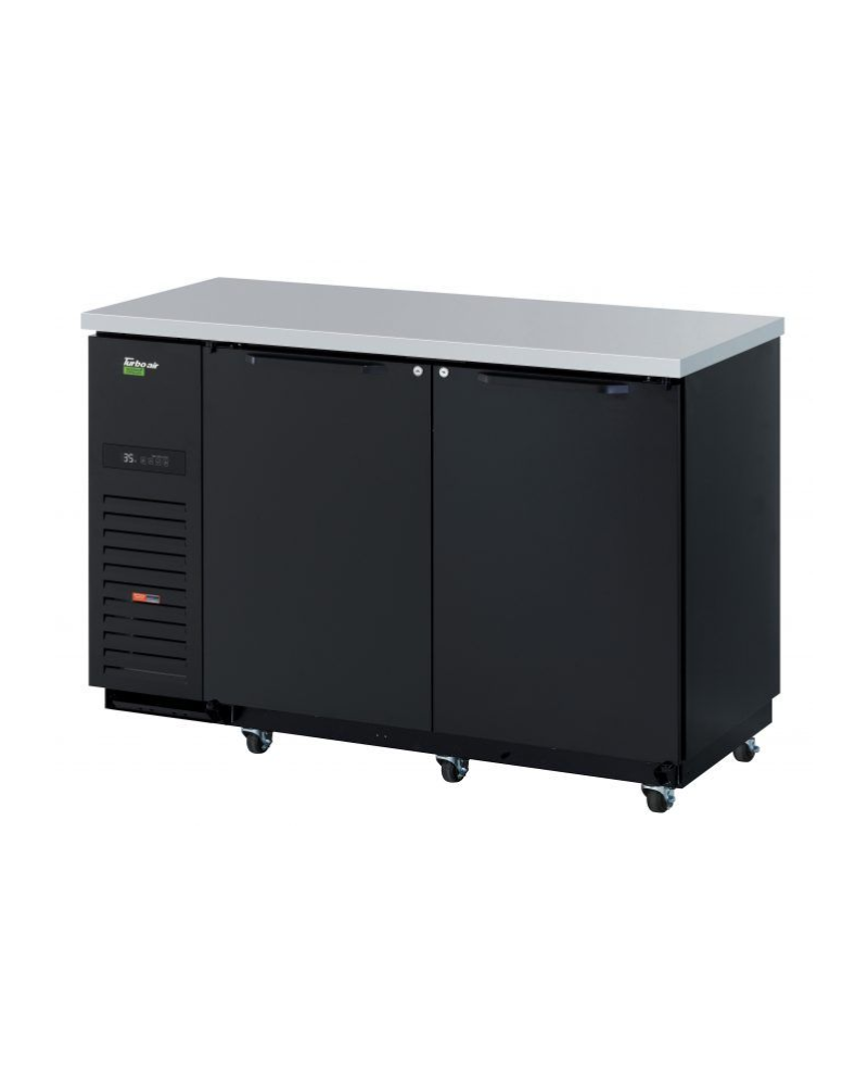 Turbo Air TBB-2SBD-N6 Super Deluxe Back Bar Cooler, Two-section
