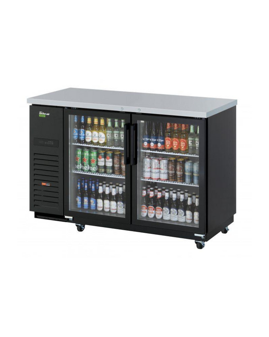Turbo Air TBB-2SGD-N Super Deluxe Back Bar Cooler, Two-section