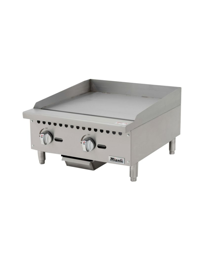 Migali C-G24T 24” Wide Counter-top Thermostatic Griddle