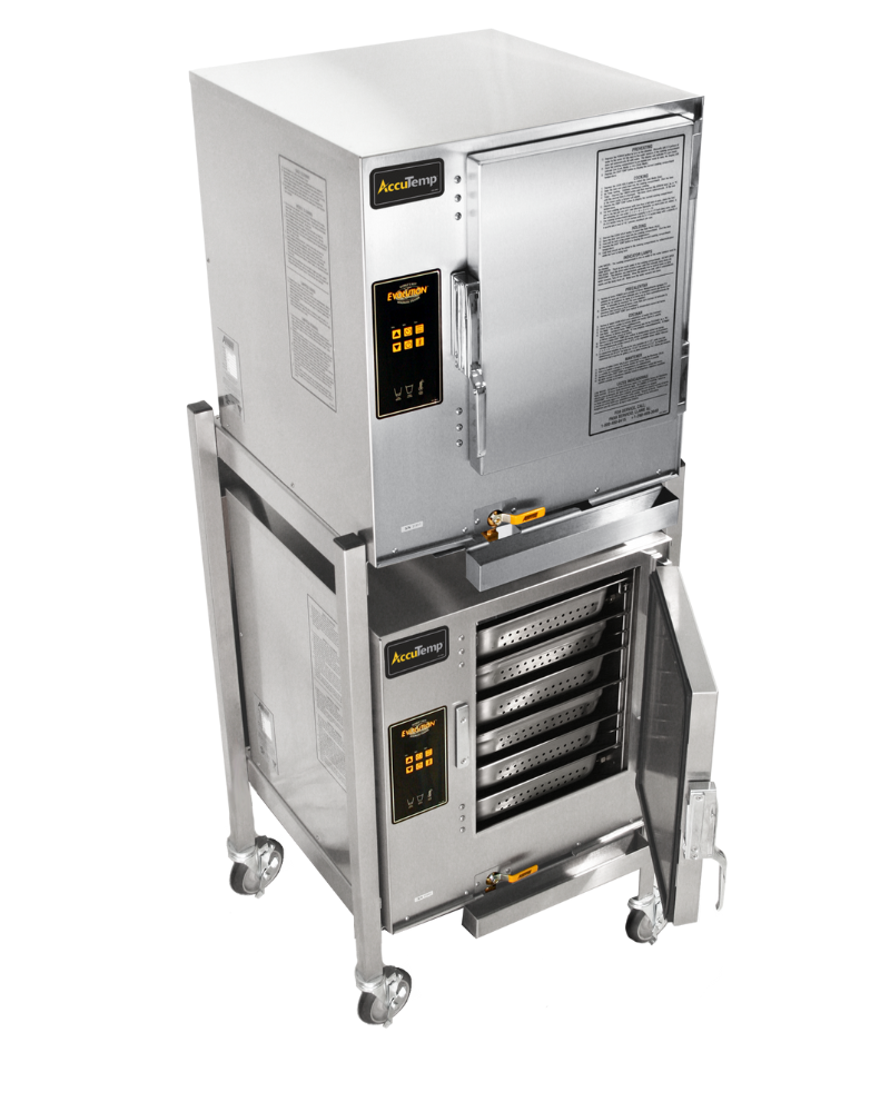 AccuTemp N61201D060 DBL Two Natural Gas Connectionless Evolution™ Boilerless Convection Steamers