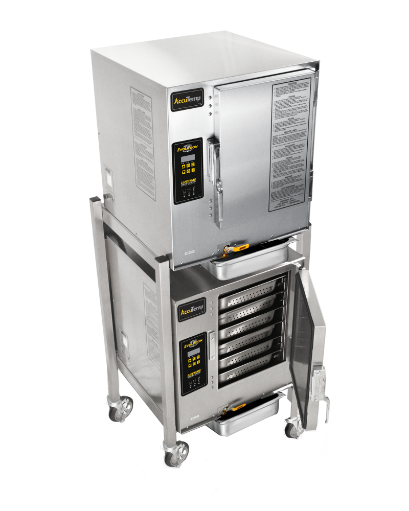 Accutemp E62083D150 DBL Two Connectionless Evolution™ Boilerless Convection Steamers