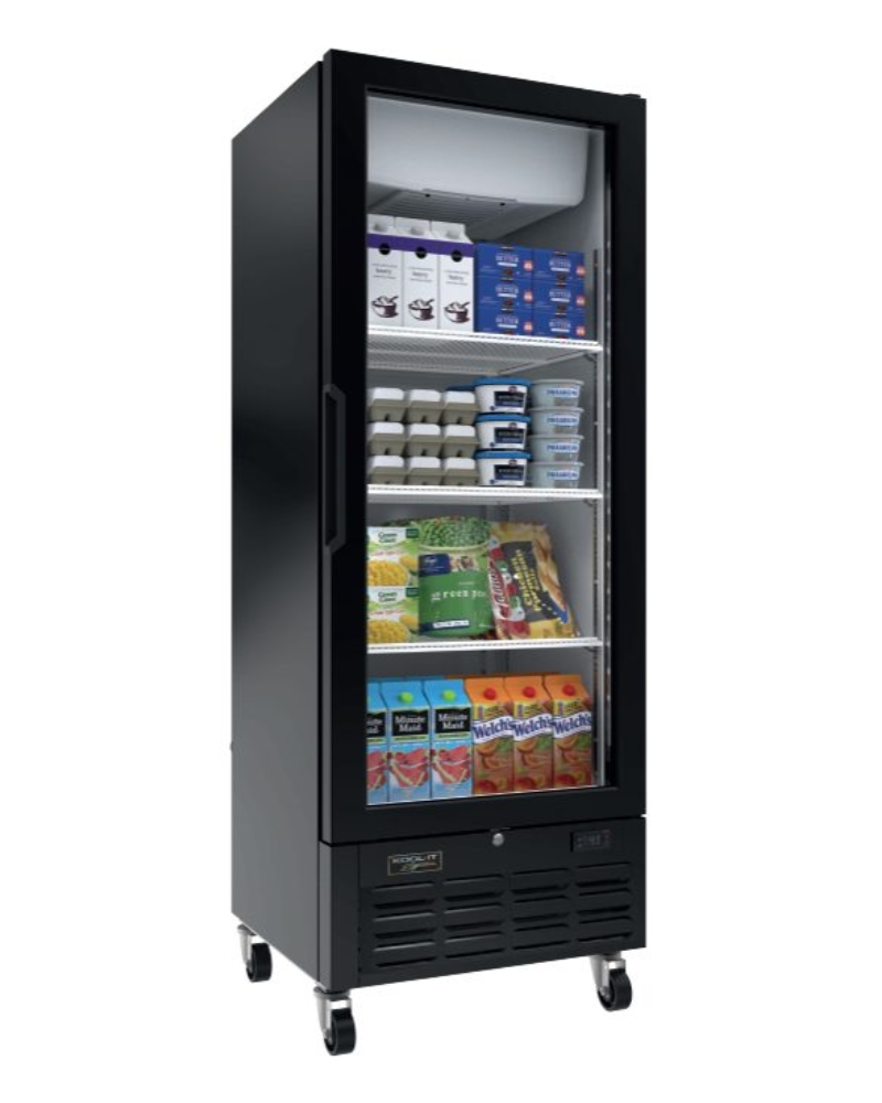 Kool-It - Signature LX-14RB Single Glass Door Merchandiser Refrigerator