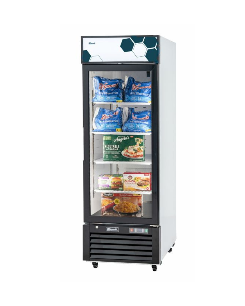 Migali C-23FM-HC 23 cu/ft Glass Door Merchandiser Freezer