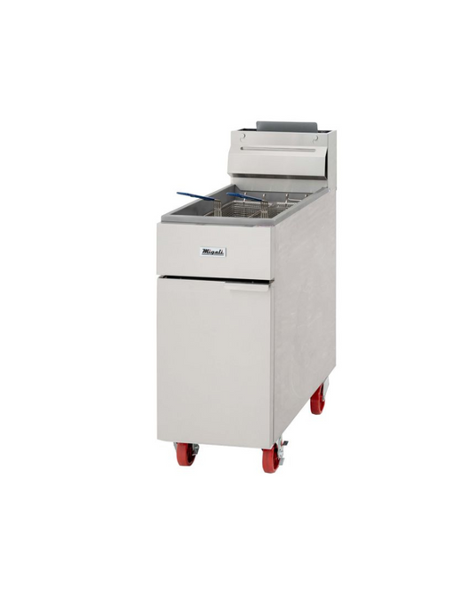 Migali C-F40-NG 40 lb Natural Gas Fryer - 102,000 BTU