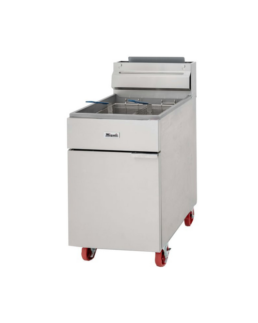 Migali C-F75-NG 75 lb Natural Gas Fryer - 170,000 BTU