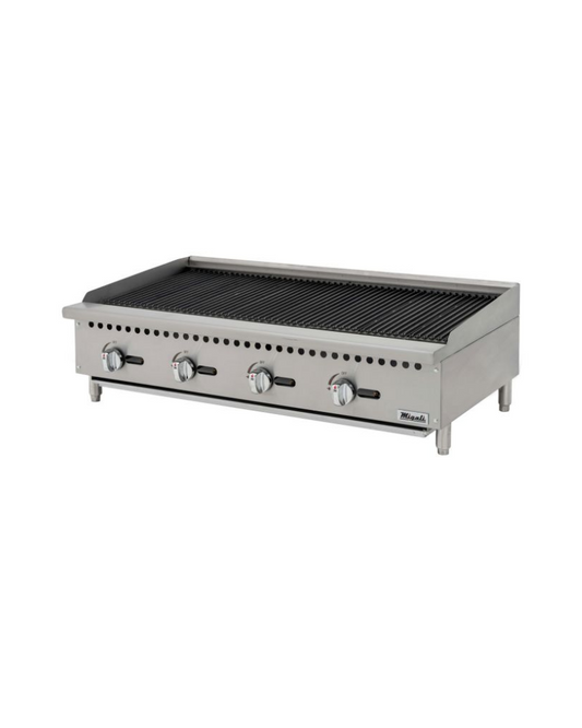 Migali C-CR48 48″ Wide Char-Rock Broiler - 140,000 BTU