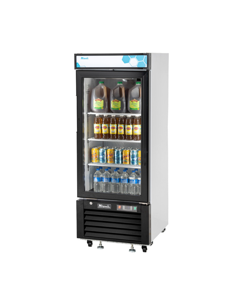 Migali C-10RM-HC G10 cu/ft Glass Door Merchandiser Refrigerator