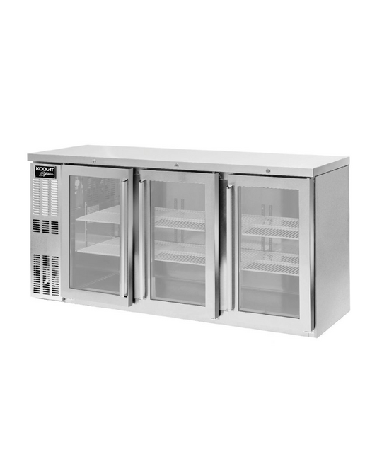 Kool-It - Signature KNB-72-3SG Stainless Steel Back Bar